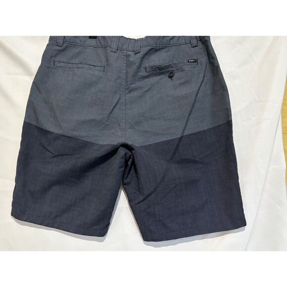 O'neill Shorts Size 36 Men’s Gray Black Pockets Flat Front Golf beach Activewear - Picture 2 of 8